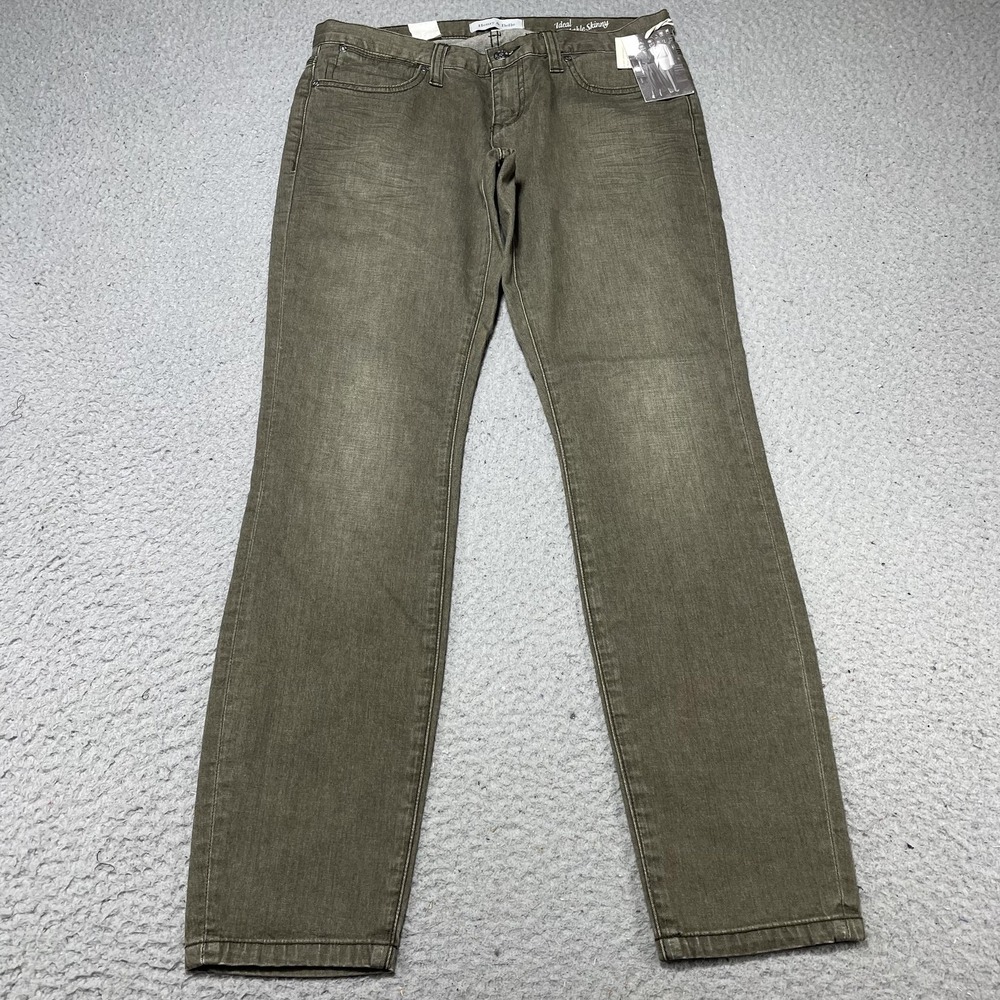 Henry & Belle Ideal‎ Ankle Skinny Jeans Womens 28 Green Stretch Denim 28x28